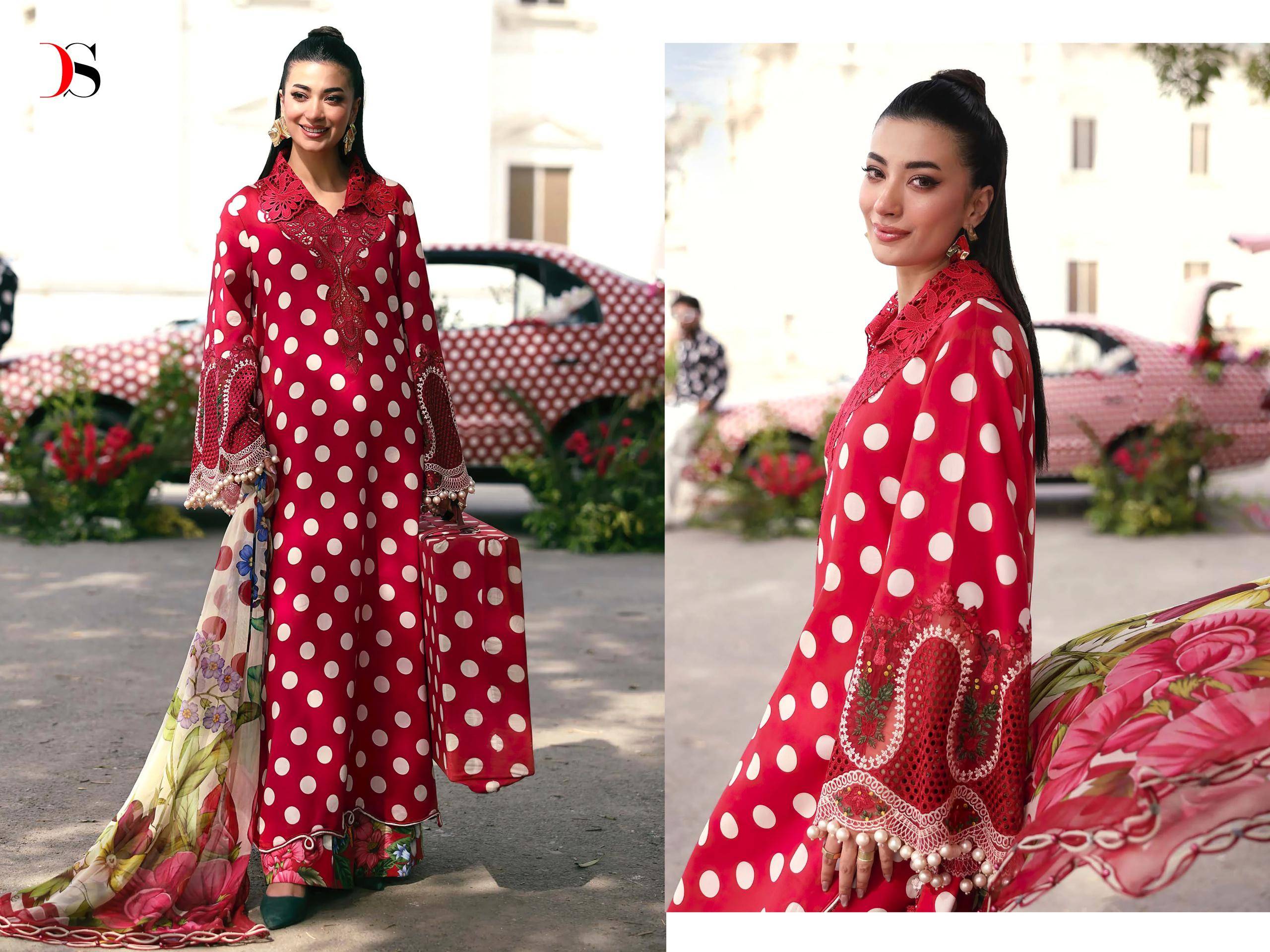 MARIA B. Mprint 25-7 by DEEPSY SUITS 2061 to 2068 series Indian Pakistani ethnic wear Pure Cotton At Wholesale Price